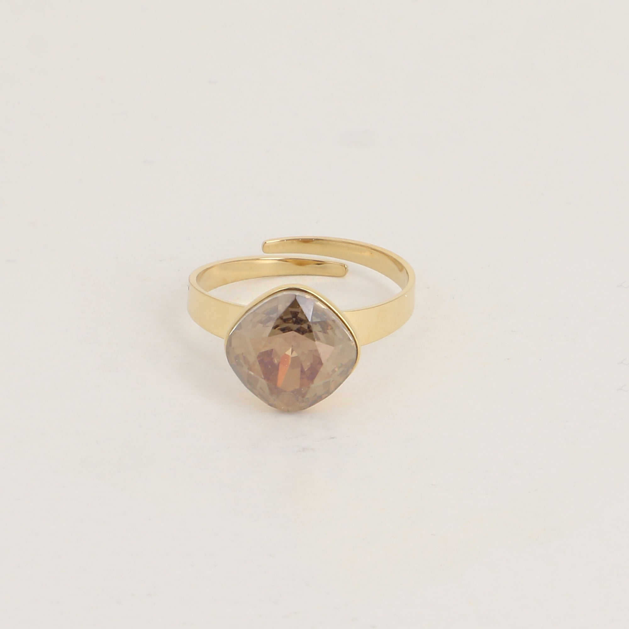 Bague Béa losange - ornée de cristaux de Swarovski® 10mm