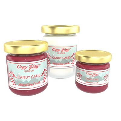 Candy Cane mini Soy Candle__default