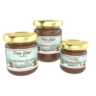 Christmas Pudding mini Soy Candle__default