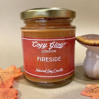 Candela di soia regolare Fireside__default