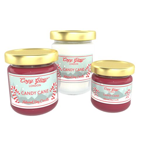 Candy Cane Large Soy Candle__default