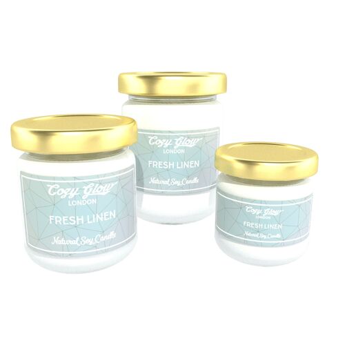 Fresh Linen mini Soy Candle__default