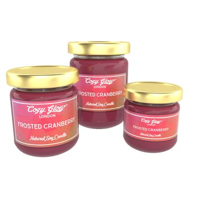 Frosted Cranberry mini Soy Candle__default