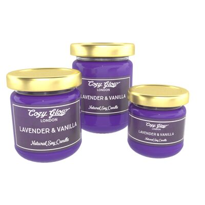 Lavender & Vanilla mini Soy Candle__default