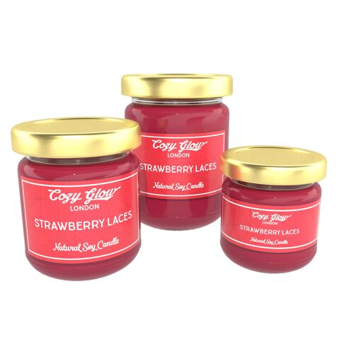 Strawberry Laces mini Soy Candle__default