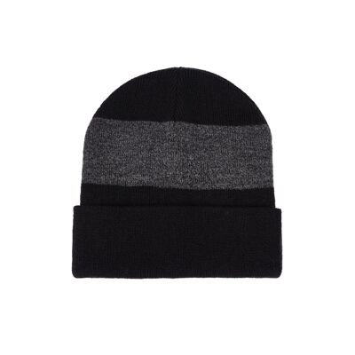 Striped winter knitted hat for men-color: 398 - as original