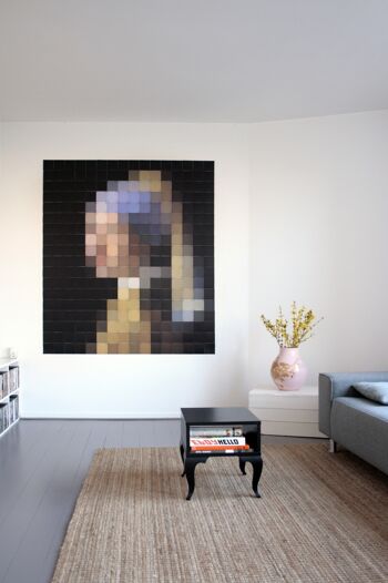 IXXI - Girl with a pearl earring pixel L - Wall art - Poster - Wall Decoration 2