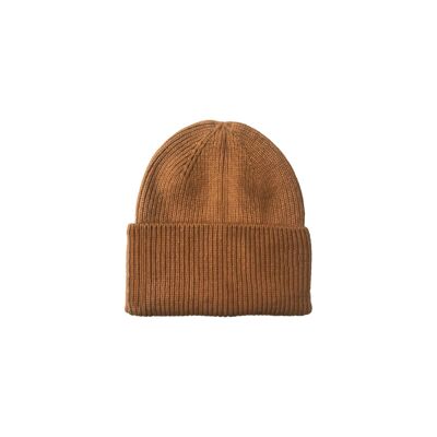 Knitted hat for women (set) with cashmere color: 750 - camel