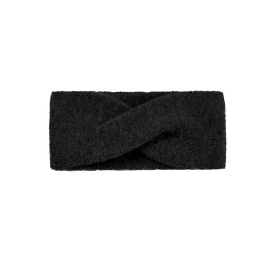 Stirnband für Damen (Set) mit Kaschmiranteil-Farbe: 990 - black