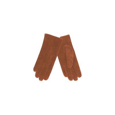 Suede leather gloves for women color