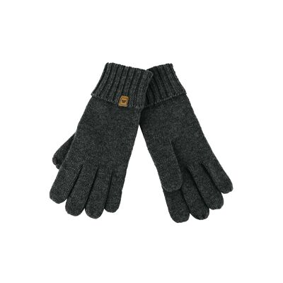 Gloves for men made from a wool-cashmere mix