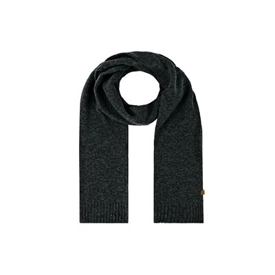 Knitted scarf for men made from a wool-cashmere mix