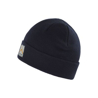 Plain knitted hat for men