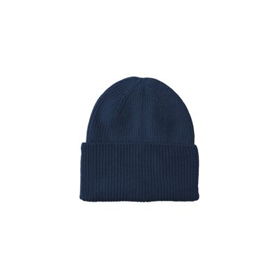 Knitted hat for women (set) with cashmere-color: 681 - navy