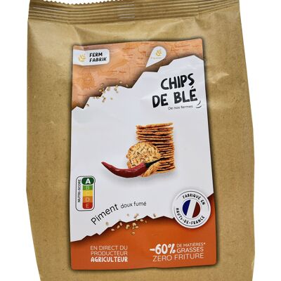 Chips artisanales de Blé fermier - Piment doux fumé