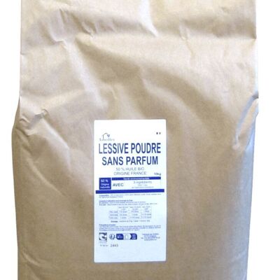 Lessive poudre neutre 10kg special vrac