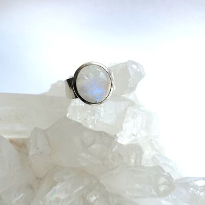 Moonstone Sterling Silver Ring