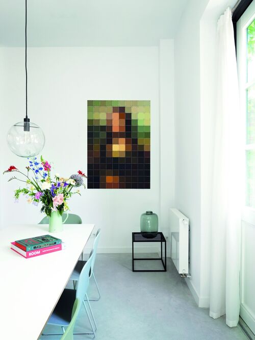 IXXI - Mona Lisa pixel S - Wall art - Poster - Wall Decoration