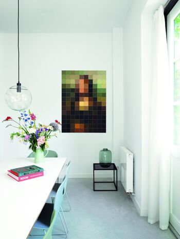 IXXI - Mona Lisa pixel S - Wall art - Poster - Wall Decoration 1