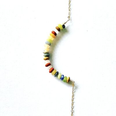 Jasper (Multi Colour) Goldfilled Bracelet