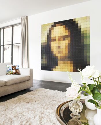 IXXI - Mona Lisa pixel L - Wall art - Poster - Wall Decoration 2