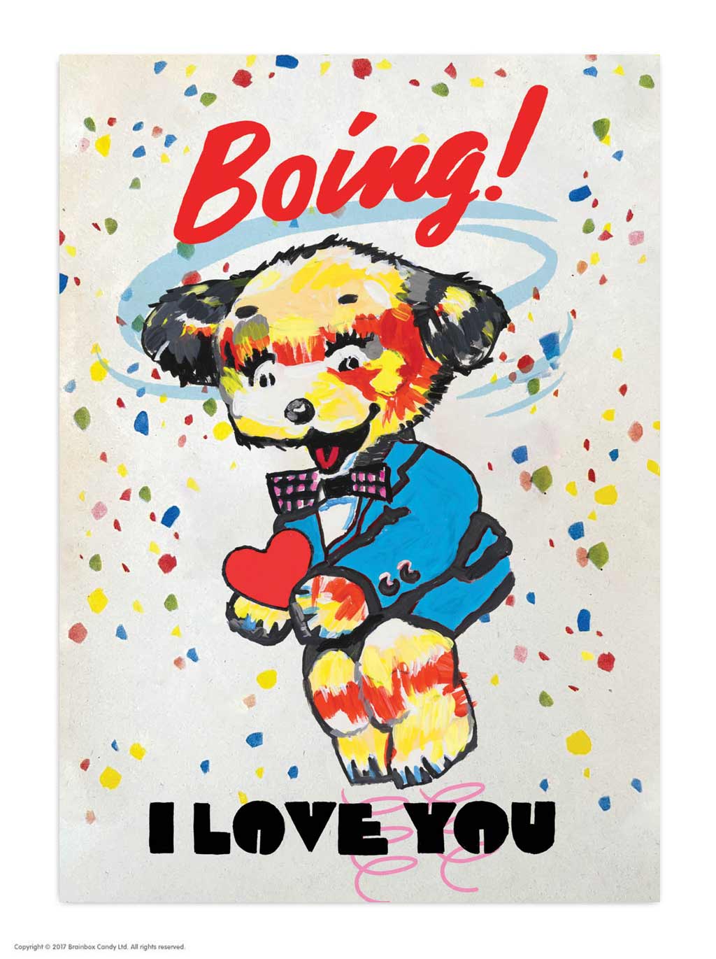 Funny Art Print Postcard by Magda Archer - Boing
