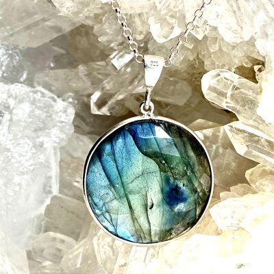 Labradorite Sterling Silver Necklace