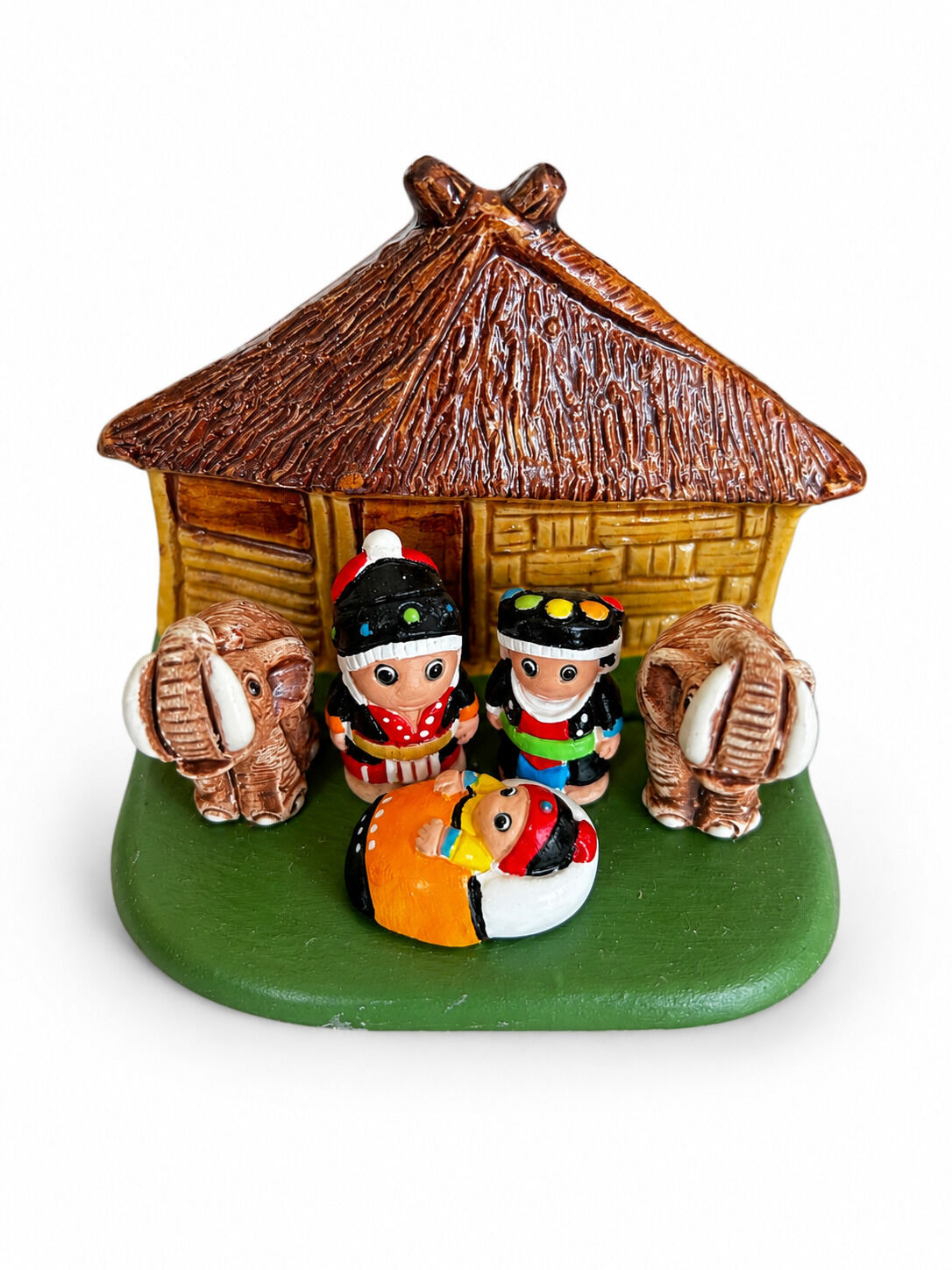 Handmade nativity scene Thailand