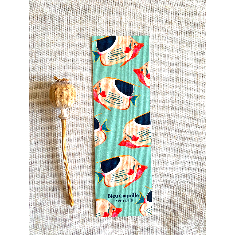 Bookmark - 17 x 5.5 cm - Exotic Fish 🐠