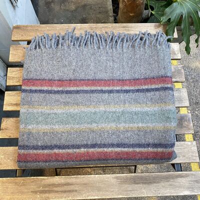 Recycled Wool Blanket Stripes