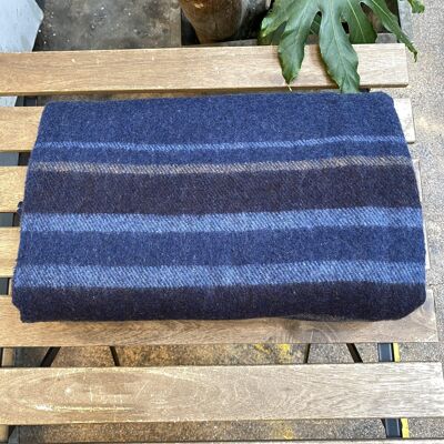 Recycled Wool Blankets with Stripes