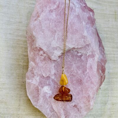 Amber Goldfilled Necklace