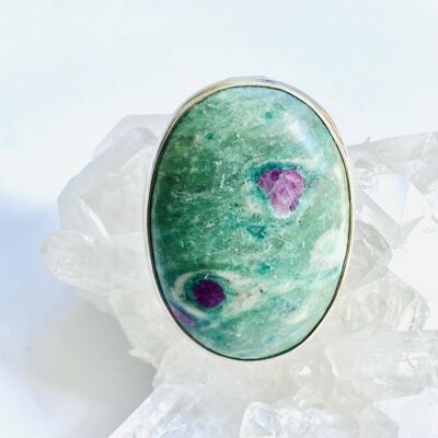 Zoisite Sterling Silver Ring