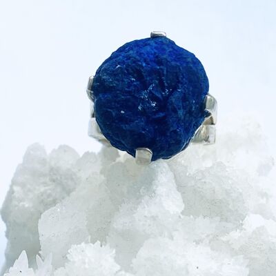 Azurite Sterling Silver Ring