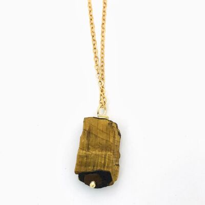 Tiger's Eye Gold Necklace