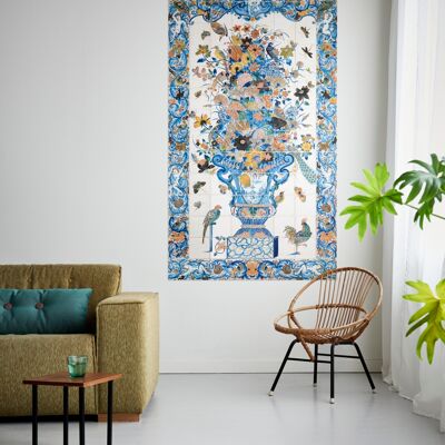 IXXI - Pannello di piastrelle con fiori - Wall art - Poster - Decorazione murale