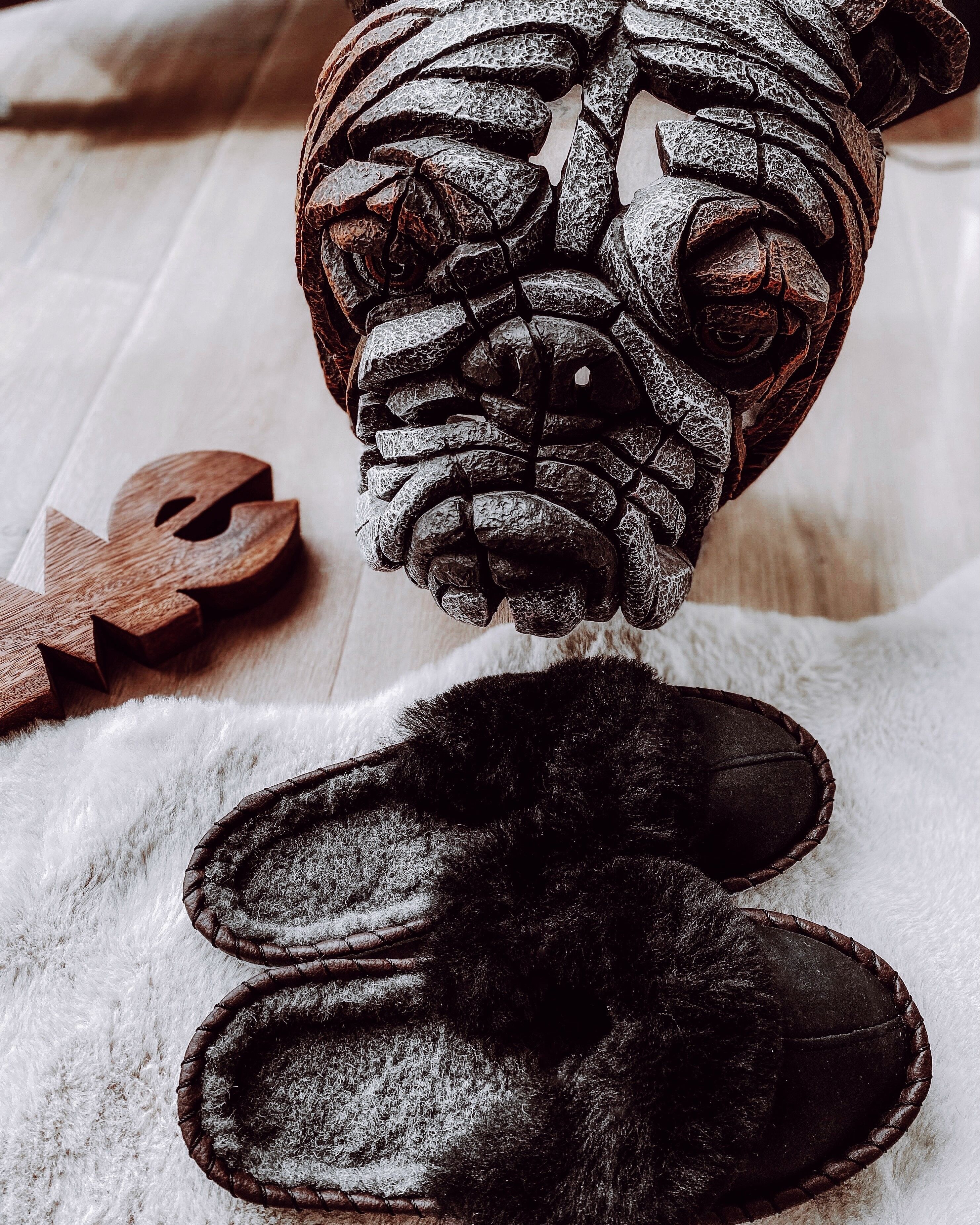 Herren Onyx Schwarz Slip Ons [Limitierte Auflage]