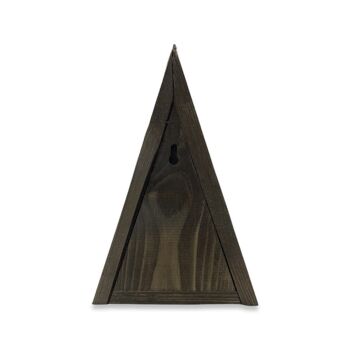 Mangeoire à oiseaux en bois triangulaire 3