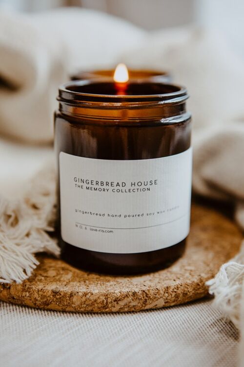 Gingerbread House - Hand Poured Soy Wax Candle - 180ml