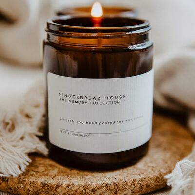 Gingerbread House - Hand Poured Soy Wax Candle - 180ml