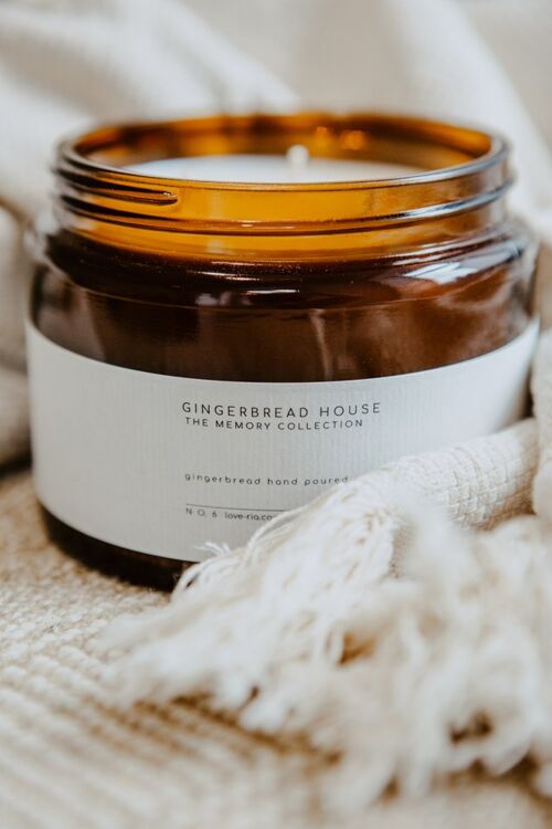 Gingerbread House - Hand Poured Soy Wax Candle - 500ML