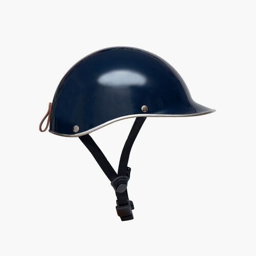 Carbon Fibre Cycle Helmet Navy Blue