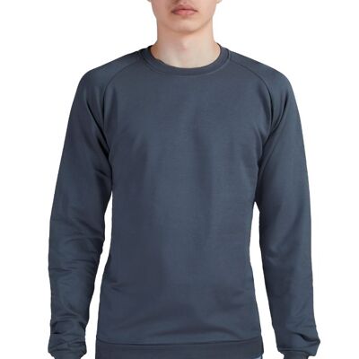 Sweatshirt extra lang - Grau