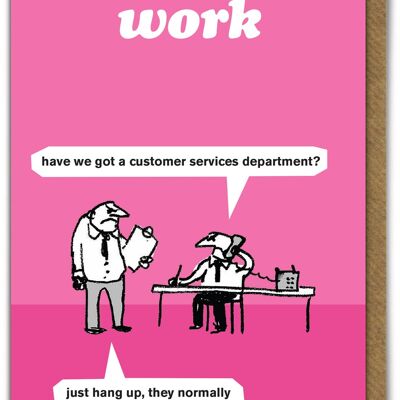 Funny Card - Customer Services