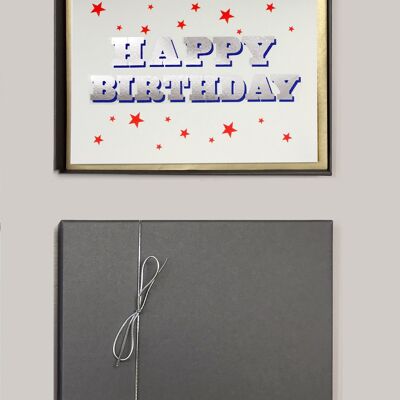 Birthday box set x 6 cards