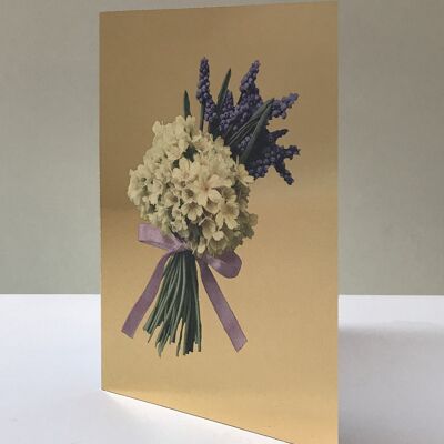 Dandy star bouquet greeting card