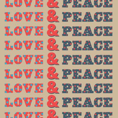 Love & peace wrap