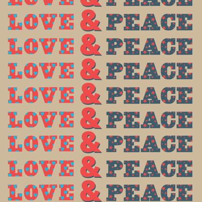 Love & peace wrap