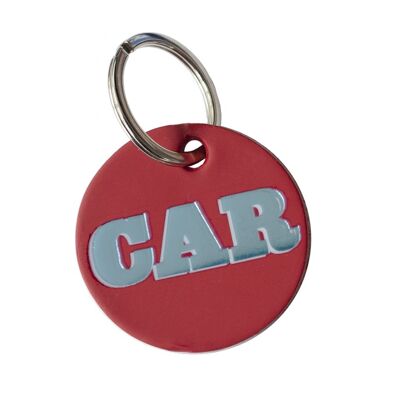 Dandy star leather car key ring