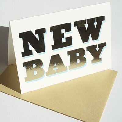 Dandy star new baby greeting card